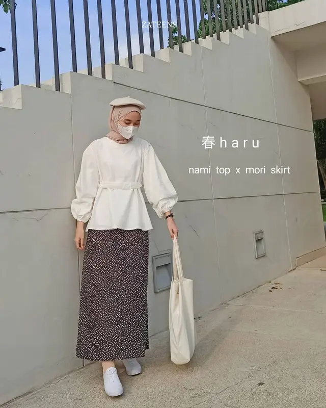Nami Top | Atasan polos wanita | Blouse Linen | Blouse Polos | 1