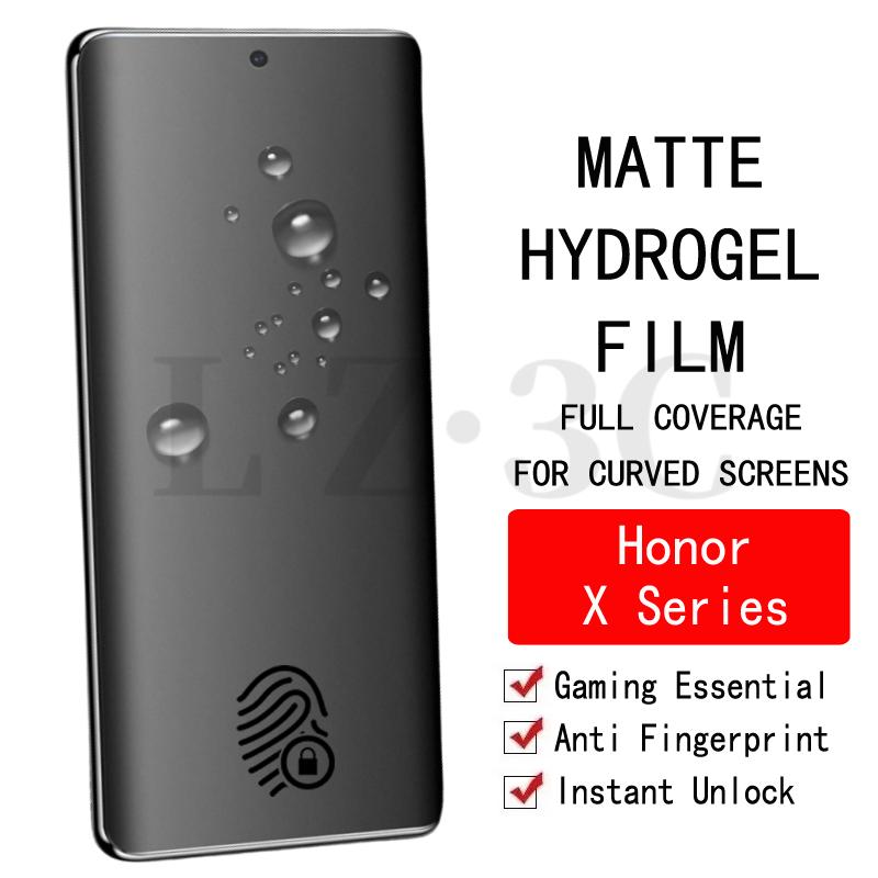 ฟิล์มไฮโดรเจลแบบด้านสำหรับ Honor X9D X9A X9B X9C Smart X9 5G ขนาด 1~3 ชิ้น ฟิล์มกันรอยเต็มจอโค้งวัสด
