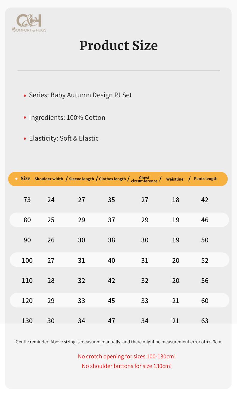 Product Introduction of C&H Baby Pyjamas set Baby Unisex Pajamas, Top with Pants Set 2 Piece Outfit Cute Pajamas, 100% Organic Cotton 0