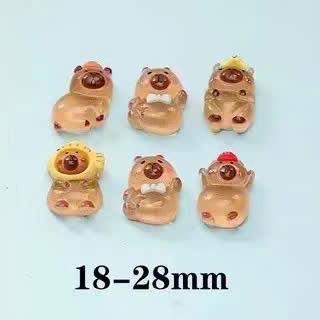 Set 10 túi mù capybara phát sáng ban đêm với miếng dán trang trí - Đồ Chơi, Toy 2