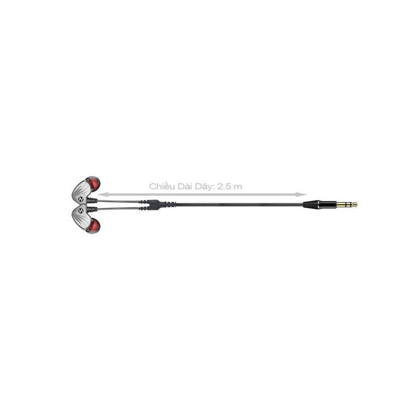 Tai Nghe NmC QKZ60 IEM giúp bạn nghe được âm thanh và giọng hát tốt Nhét Tai Nghe Nhạc Earphone 3