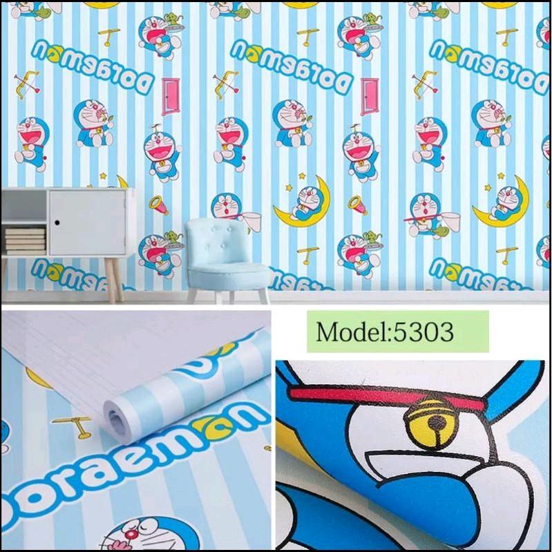 Wallpaper Dinding Doraemon Salur Kertas 3
