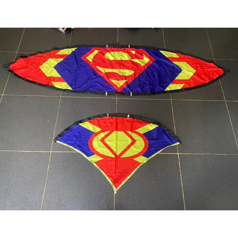  Áo diều lắp ghép Superman 2m - 2m2 & 2m5  Phụ kiện diều sáo   