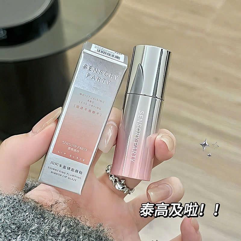 Product Introduction of Son kem bóng gương Sensory party dưỡng ẩm, làm sáng da Nữ Trang Điểm Cosmetic 0
