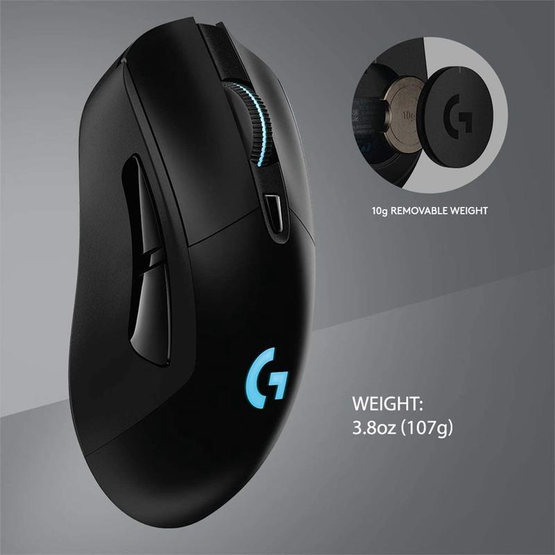 Product Introduction of Logitech G703 LIGHTSPEED Wireless Gaming Mouse w/ HERO 25K Sensor,LIGHTSYNC RGB,POWERPLAY Compatible,Lightweight 95g+10g 2
