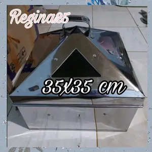 kalakat kukusan kotak dimsum  dan jenis makanan lainnya uk35x35 cm termurah dan free loyang brownies