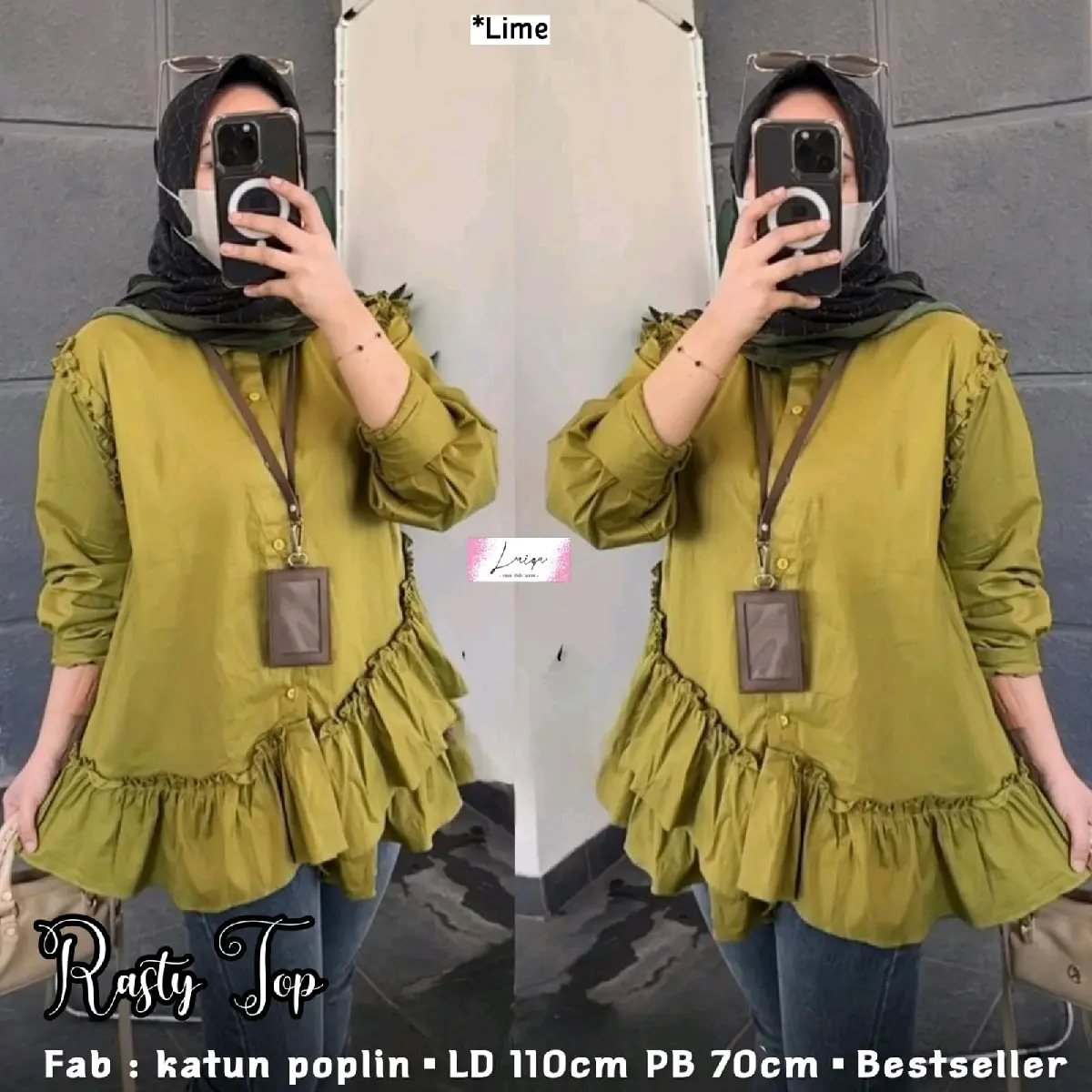 RASTY TOP ( Katun poplin)