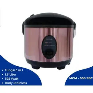 BIG SALE!!! MIYAKO : MCM508SBC MAGIC COM / RICE COOKER 3 IN 1 1,8 LITER MCM 508 SBC NANOAL