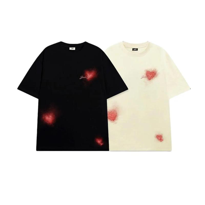 Áo Thun Cổ Tròn Oversize My Heart Cotton 100%- Local Brand THE SLICK WAY UNISEX