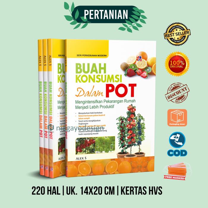 Gambar Buku Pertanian : Bertanam Buah Konsumsi Dalam Pot Srikaya Buah Tin Buah Naga Hitam Mangga / Pustaka Baru Press - PB - srikaya dari Pustaka Baru Press Kab. Bantul 5 Tokopedia