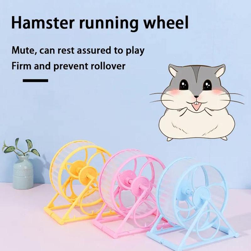 Product Introduction of 1pc Hamster Non-snagging Running Wheel Hamster Silent Relief Running Hamster Stress Wheel Toy Z3C7 13
