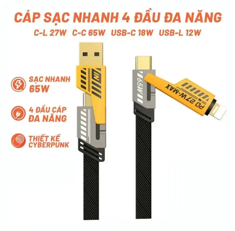 HYUNDAI Cáp dữ liệu 4 cho 1, Type C,USB,Iphone,Cáp dữ liệu hiển thị kỹ thuật số Cáp sạc nhanh, Thích hợp cho cáp sạc cho Huawei, OPPO, vivo, iPhone, 15, 14, 13, 12, 11, sạc siêu nhanh, Cáp sạc Type-C, nhiều cổng bện Phụ Kiện 2