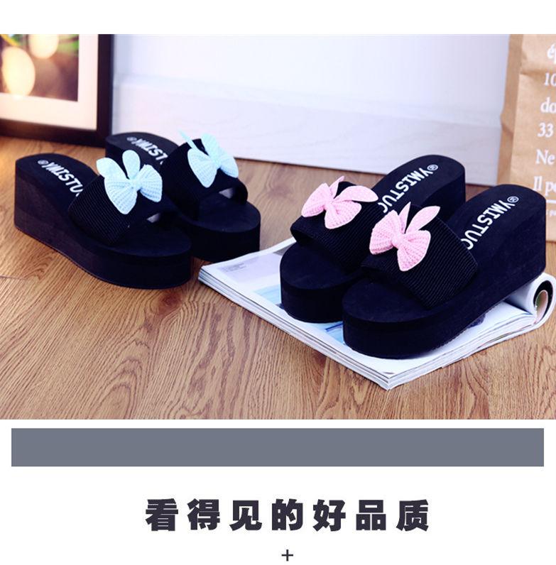 Product Introduction of Dép Bướm Lười Thời Trang Mới Mùa Hè, Dành Cho Nữ, Đế Xuồng, Phong Cách Thường Ngày Đế Dày, Thích Hợp Cho Ngoài Trời, Dép Lười 5