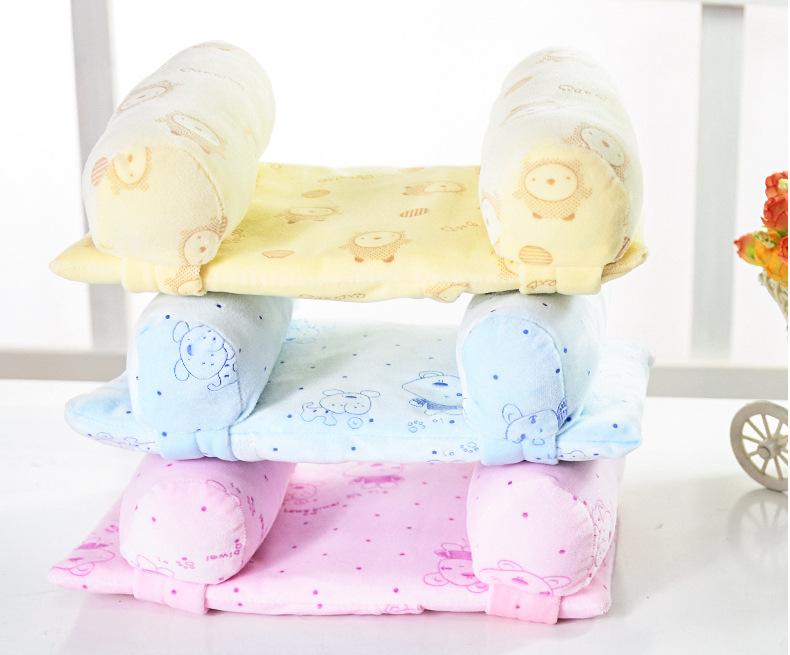 Product Introduction of Newborn Baby and Infant Pillow Baby Pillow Anti-Deviation Head Baby Pillow Pure Cotton Diamond Velvet Pillow 5