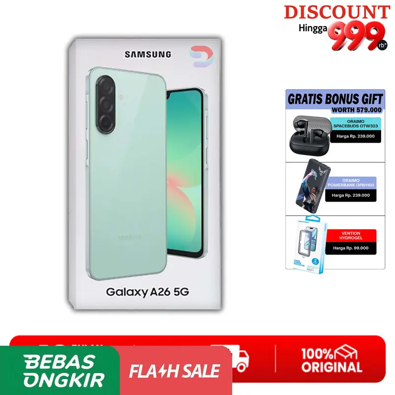 Samsung Galaxy A26 5G RAM 8/256GB Resmi SEIN Garansi Indonesia