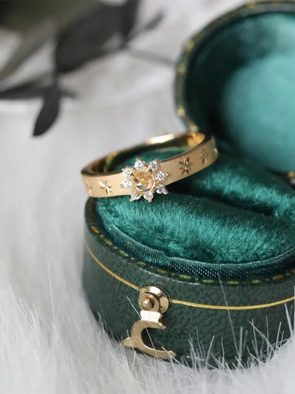 S925 Sterling Silver Women's Elegant Zircon Decor Ring, Exquisite Trendy Ring, Fashionable Jewelry Accessories for Women As Engagement Anniversary Birthday Gift 2