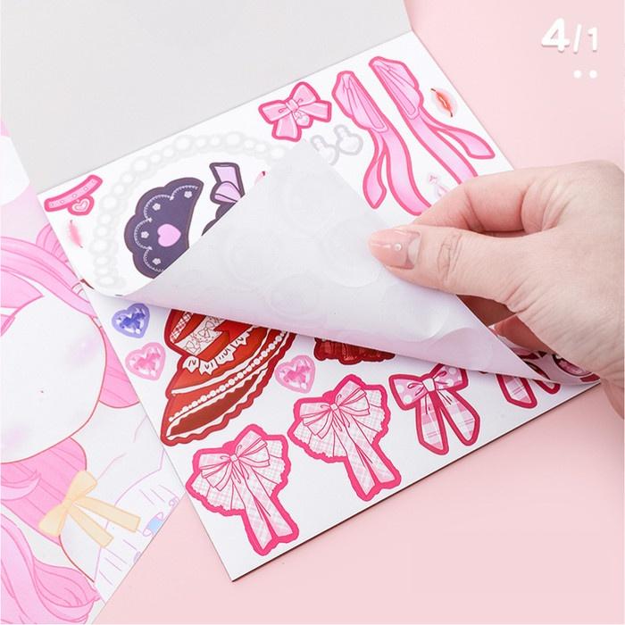 Stiker Sticker Lucu Setiker Reusable Mainan Edukasi Anak DIY ST0034 Toys 5