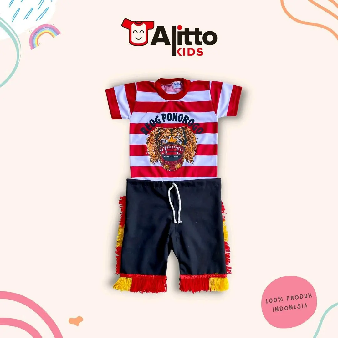 Set Reog Ponorogo Anak || Setelan Reog Anak || Setelan Reog Balita