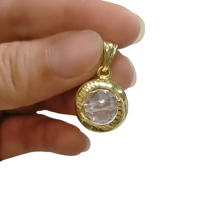 Mặt đá pha lê trắng  lớn đồng đỏ xao cấp