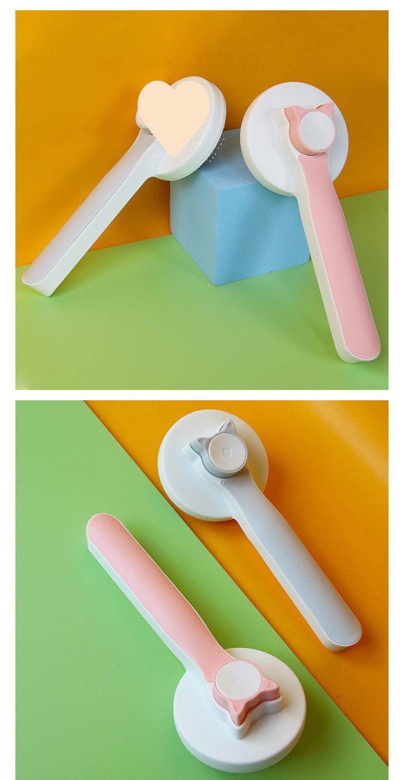 Product Introduction of 2025 New Stainless-Steel Needle Floating Hair Removal Cat Comb Cleaning Supplies Dog Comb Comfortable and Durable 7