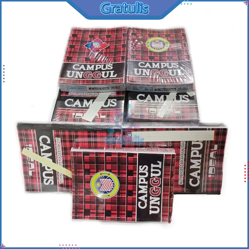 1 SET PERLENGKAPAN ALAT TULIS SEKOLAH [SMP/SMA/KULIAH] / PAKET ALAT TULIS SEKOLAH / PERLENGKAPAN ALAT TULIS BUKU CAMPUS 50 LEMBAR  /  BUKU TULIS KAMPUS 36 PENGGARIS BUTTERFLY RAUTAN PENSIL 2B PULPEN JEL PENGHAPUS BESAR TIPE X JOYKO 5