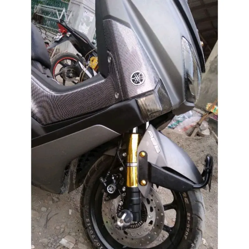 Paket komplit cover shock/Pengaman shockbreaker depan belakang plus Jalu As motor Yamaha Nmax old/new 5