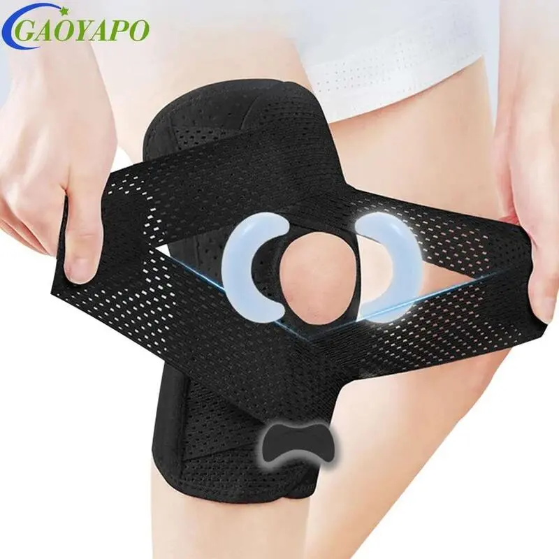 Bộ ổn định bên hỗ trợ chuyên nghiệp, 1 cái, hỗ trợ đầu gối Có Thể Điều Chỉnh với đệm, đệm Gel Patella, dành cho người đàn ông bị rách menisco