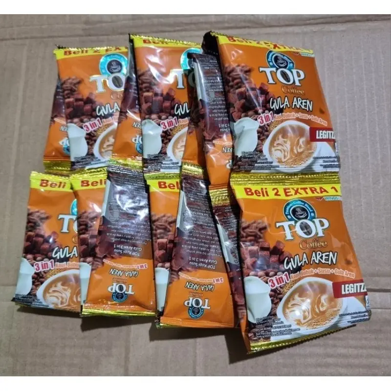 TOP Kopi Gula Aren  TUBRUK LEGITZZ 3in1 Instant Coffee Sachet 27gr (1 Renteng isi 15 Sachet) 1