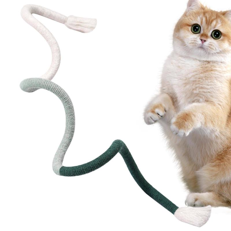 Cat Toys, Cat Chewing Rope Toys, Interactive Self-Help Teeth Grinding ...