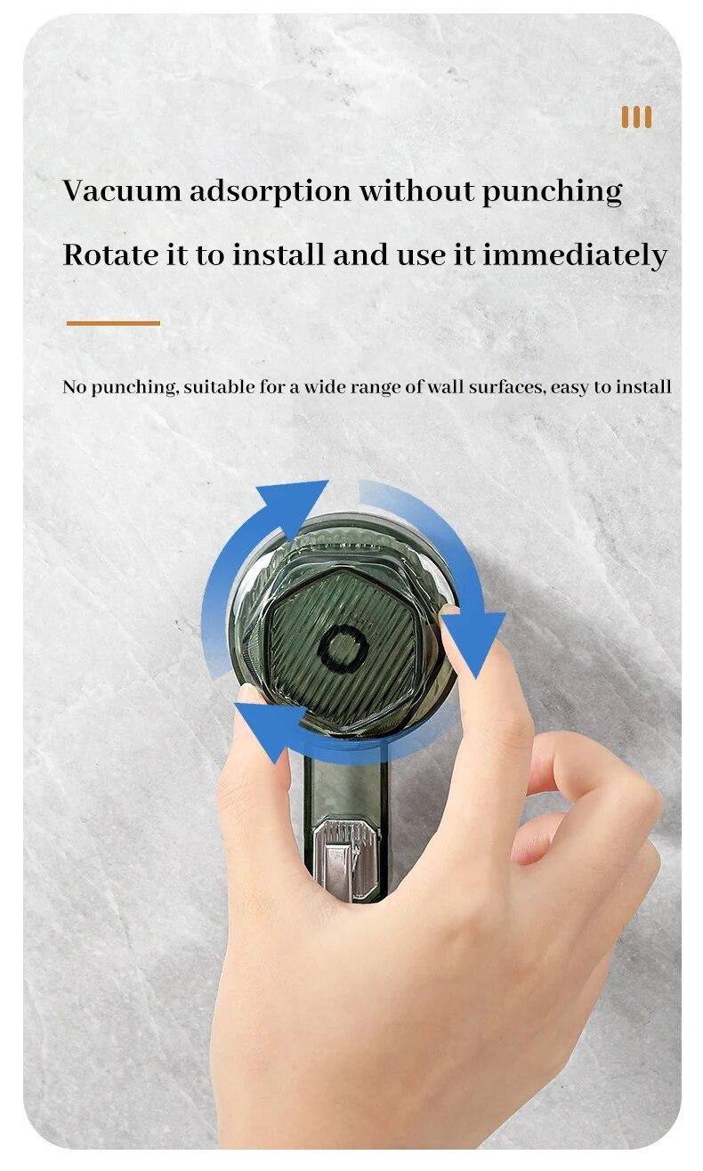 Product Introduction of 1pc Strong Suction Cup Hook with No Punching Hole Vacuum Adhesive on The Back of Bathroom Door No Trace Wall Adhesive Bathroom 28