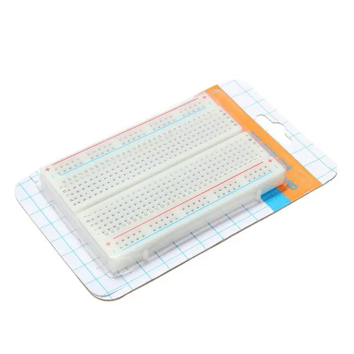 Solderless Breadboard 83x55 400 Tie Points / pin / lubang