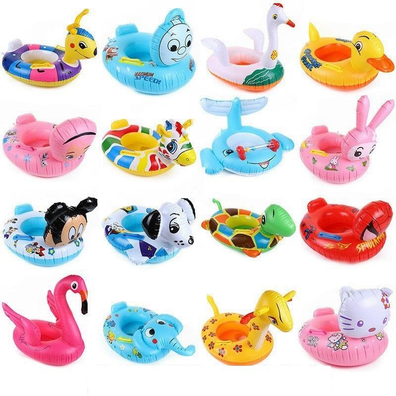 Đồ chơi Phao bơi cho bé đi biển tắm hồ bơi an toàn có 4 loại Phao tròn, phao xỏ chân, phao cổ bé sơ sinh và phao đeo tay