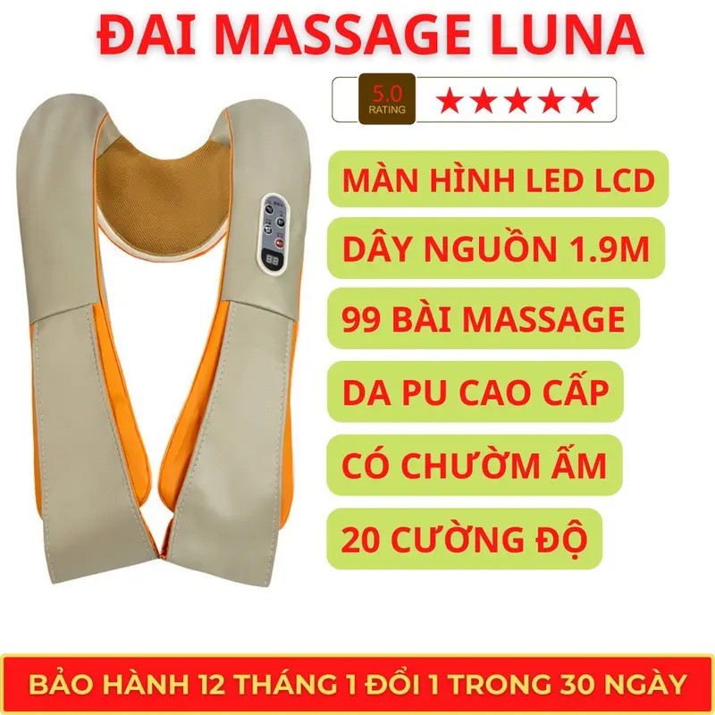 Máy Massage, Máy Matxa Cổ Vai Gáy, Máy Đấm Lưng, Khăn Choàng Massage 5
