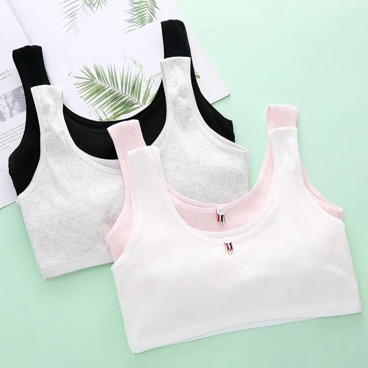 Combo 3 áo học sinh có mút, áo lá học sinh cho bé dưới 45kg chất tăm