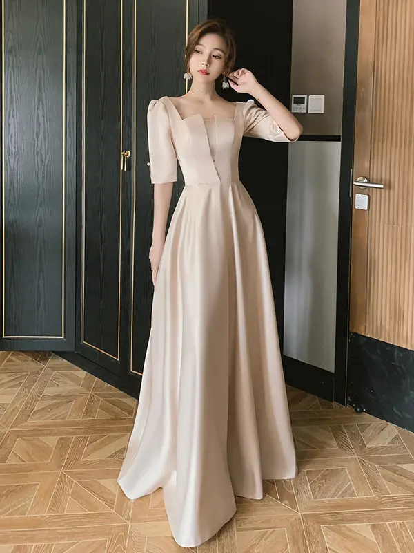 WED Gaun Pengirin Pengantin / Gaun Bridesmaid Style Korea Terbaru / Gaun Modern Wanita BD90-93 3