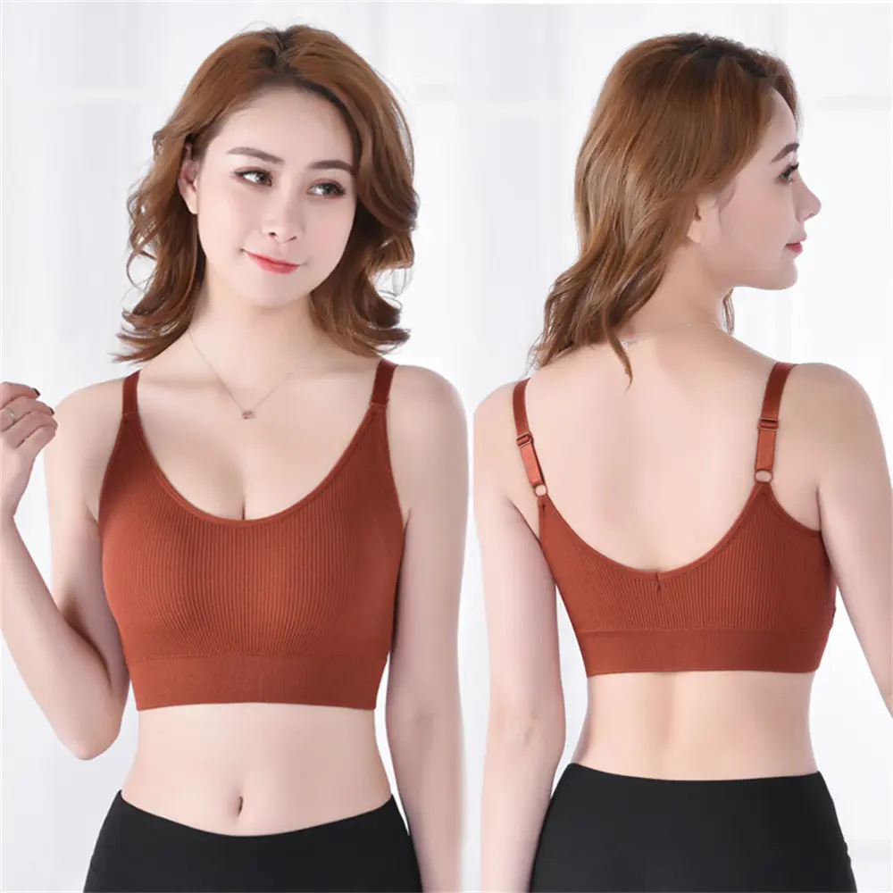 Beautiful Back Underwear With Chest Pads, One-piece Vest-style Girl Wrapped Chest Tube Top, Student No Steel Ring Sling Bra, Developmental Underwear