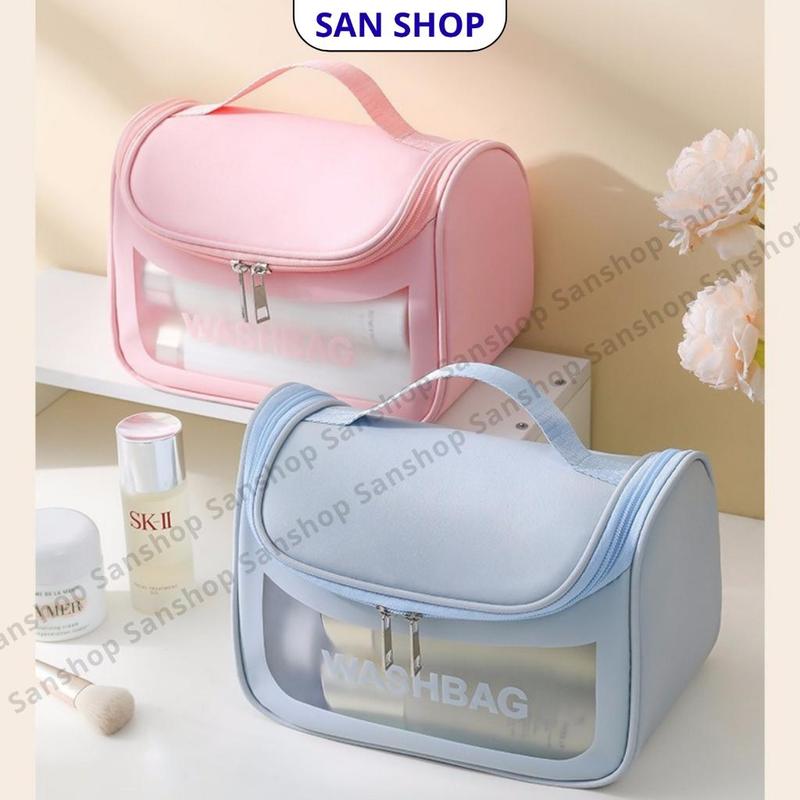 Túi Đựng Mỹ Phẩm Du Lịch WASHBAG Chống Thấm Nước Trong Suốt Có Quai Xách Tiện…