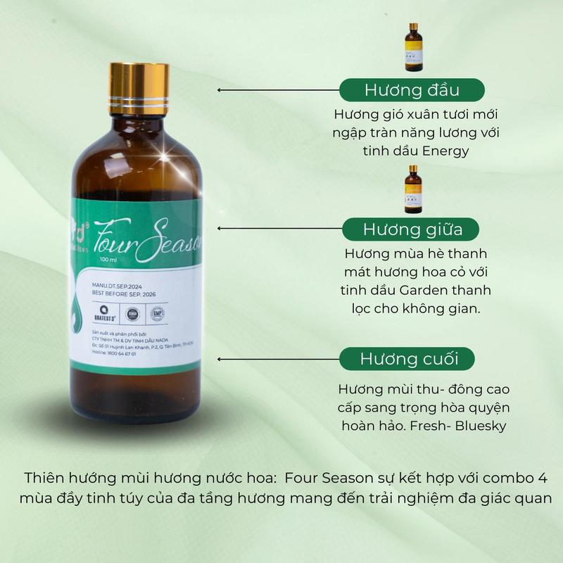 Tinh Dầu Mix Nước Hoa 10ML NaDa Oils, Tinh Dầu Hương Sang Trọng, Thơm Lâu, Thư Giãn Tuyệt Đối - NaDa Oils 6