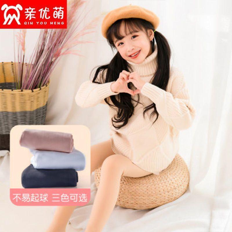 Quần Tất Trẻ Em, Lót Lông Cừu, Mùa Thu Và Mùa Đông, Quần Tất Khiêu Vũ, Có Thể Mặc Ngoài Trời, Màu Da Em Bé, Mùa Xuân Và Mùa Thu, Lông Cừu Nhẹ, Quần Legging Bé Gái, Phần Dày Trung Bình 20242024 5
