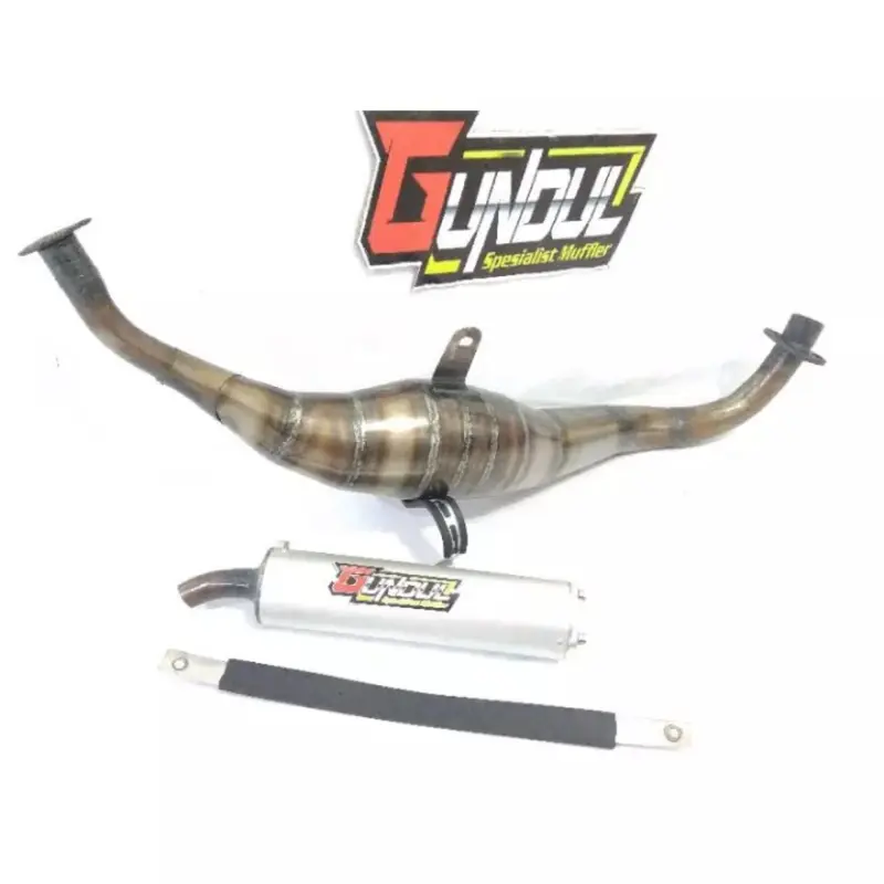Knalpot racing fizr F1ZR force1 alfa racing type underbone step standar bisa Kendaraan 3