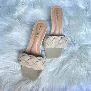 Hanayaka Sandal heels Wanita Maudy 5cm selop