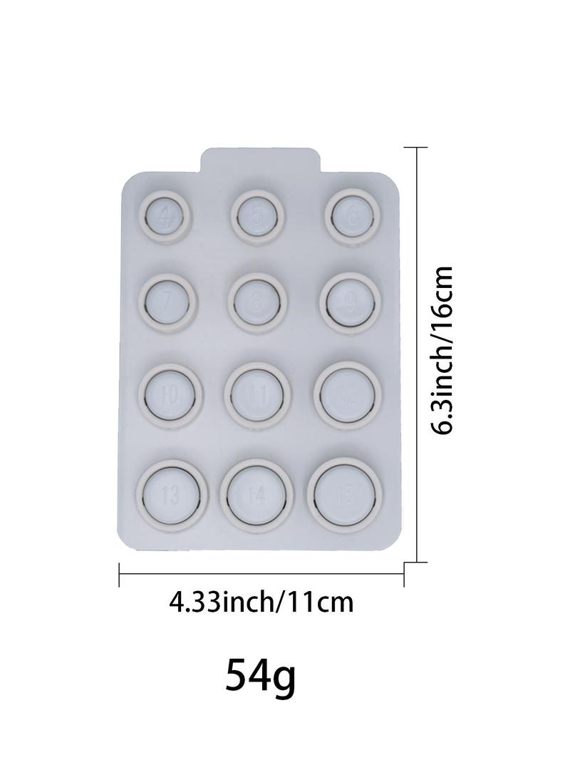 Product Introduction of Ring Sizing Kit, Ring Measuring Tool Kit, Fashion Jewelry Accessories for Women & Men, Trendy All-match & Exquisite Jewelry for Birthday Gift 1