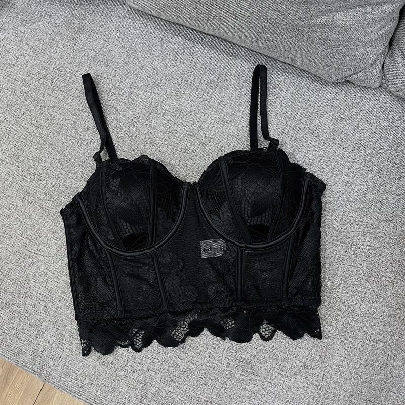 @gobystore Áo Corset ren hoa QChau