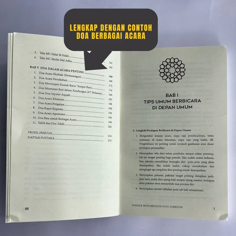 Buku Panduan Menyampaikan Kata Sambutan (ada contoh sambutan, mc dan doa acara) 4