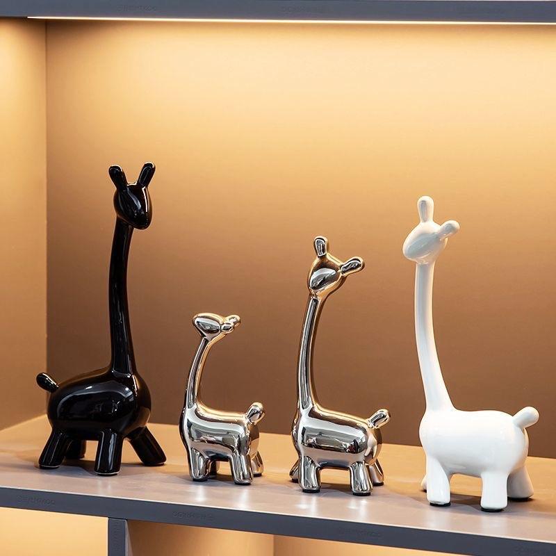 Tượng gia đình hươu decor nhà cửa (sét 4 tượng) 0