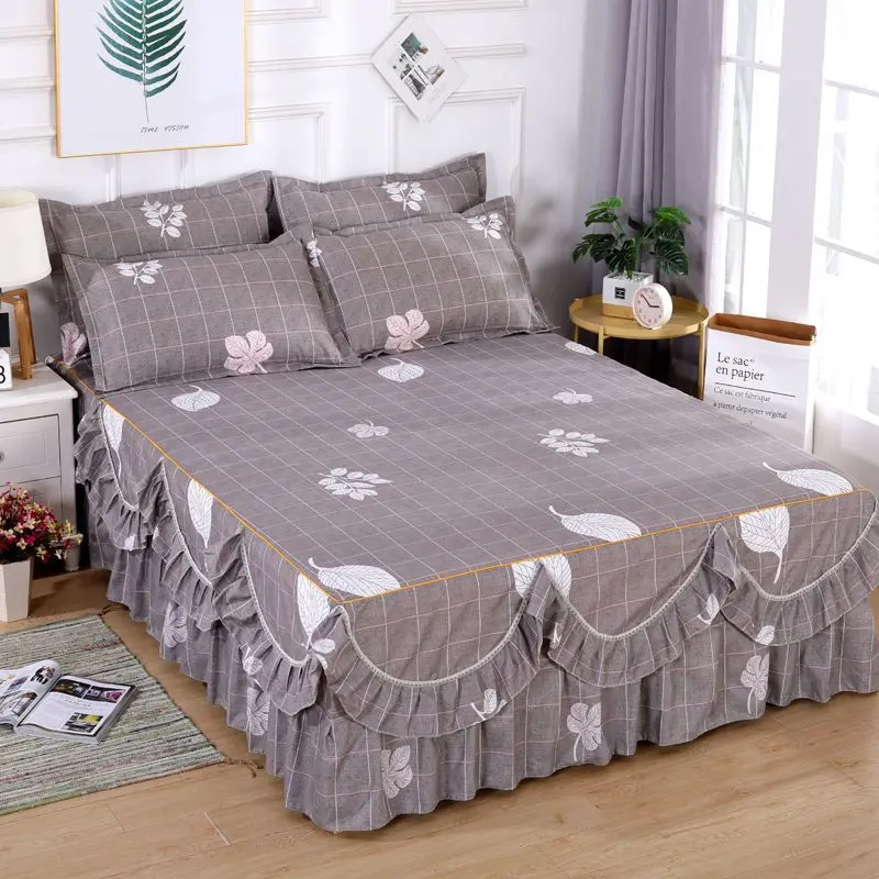 Vỏ Gối Váy Giường, Chống Trượt, Phong Cách Hàn Quốc, Vỏ Ga Trải Giường Hai Lớp, Vỏ Gối Và Ga Trải Giường Simmons, Thích Hợp Cho Kích Thước Con, Giảm Giá Xả Hàng 2024 3