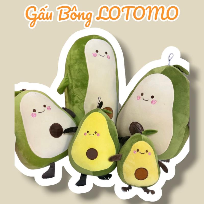  Gấu Bông Trái Bơ Tròn Nhỏ Cho Bé Xinh Cute,Gấu Bông Quả Bơ LOTOMO Quà tặng Đồ Chơi Toys gaubong goiom gấu ôm ngủ 