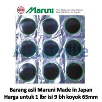 Gambar Koyok Tambal Ban Luar Tire Patch Maruni GUT-01 MU-01 Bulat 65mm 9buah Tip Top GUT01 MU01 Tanpa Masak Made in Japan - Hitam Hijau dari Autoexile Kota Medan 2 Tokopedia