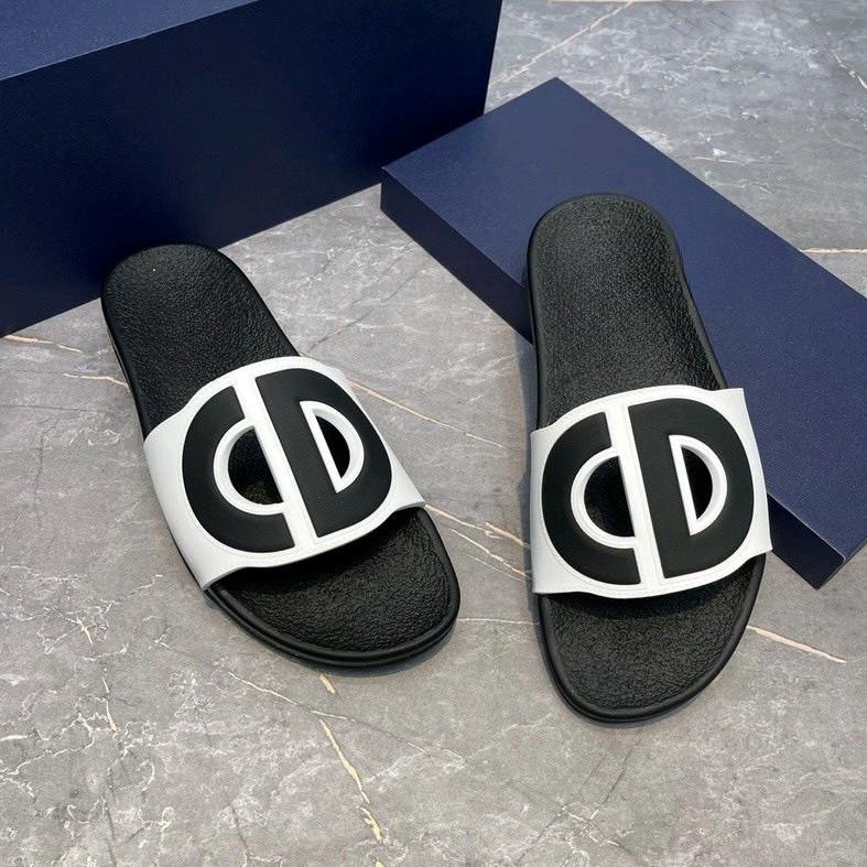 FREESHIP - Dép nam CD mới bản đẹp trắng dep boy phố đế cứng