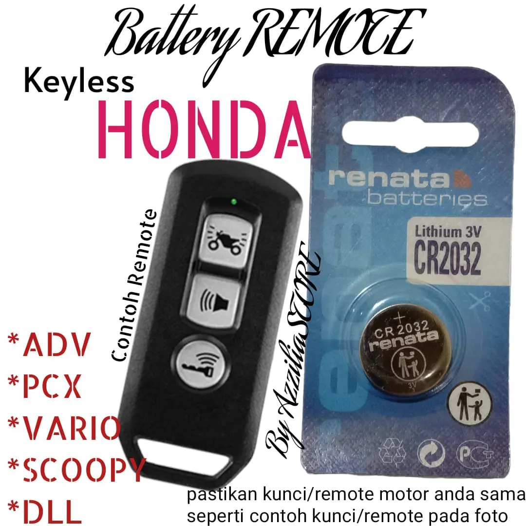 Battery Baterai Batrai Batre Batere Untuk Remote Remot Kunci Keyless ...